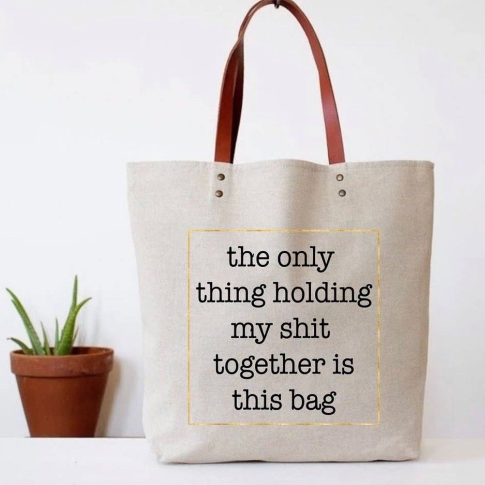 keeping my crap together tote - Picture 1 of 2